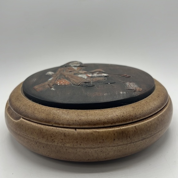 VTG Norman Rockwell Trinket Ceramic Box - Picture 2 of 8